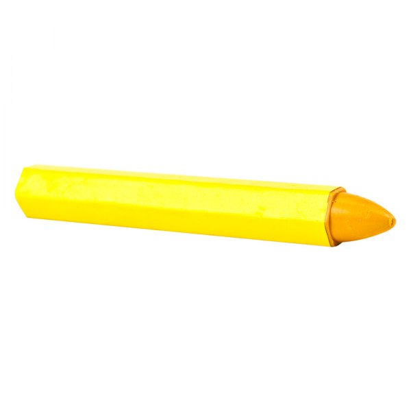 The Main Resource® - 1/2" Yellow Crayon Hex Tire Marker