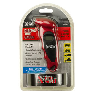 31 Incorporated® - X-tra Seal™ 0 to 100 psi Deluxe Digital Tire Pressure Gauge
