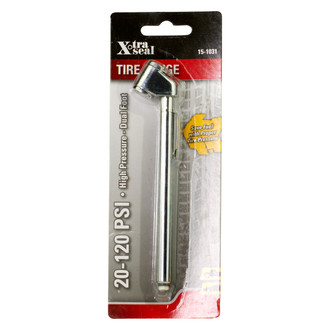 31 Incorporated® - 10 to 120 psi Pocket Dual Foot Tire Gauge