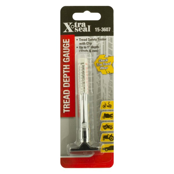31 Incorporated® - X-tra Seal™ Up to 1" Tire Thread Depth Gauge with Clip