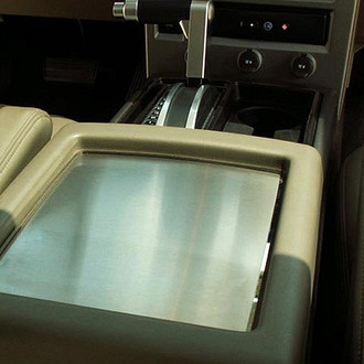 ACC® - Brushed Center Console Box Plate with Polished Ring