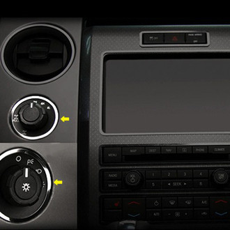 ACC® - Brushed Upper Center Dash Trim Rings