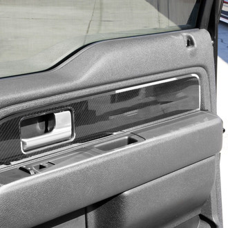 ACC® - Plain Carbon Fiber Front Door Panel Inserts