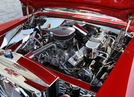 1956 Chevy Bel Air Red