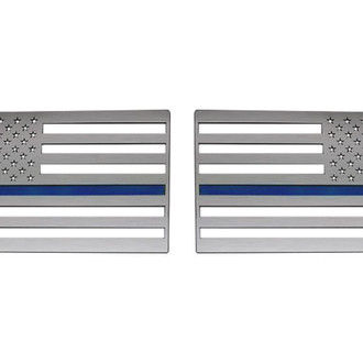 ACC® - "American Flag" Polished Driver and Passenger Side Emblems