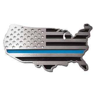 ACC® - "USA Map Flag" Polished Emblem