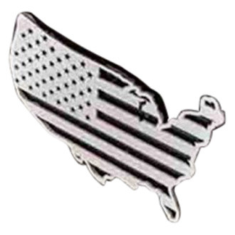 ACC® - "USA Map Flag" Brushed Emblem