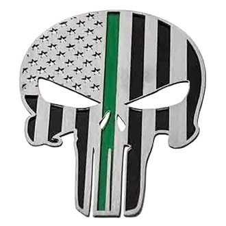 ACC® - "American Pride Patriot" Skull Polished Emblem