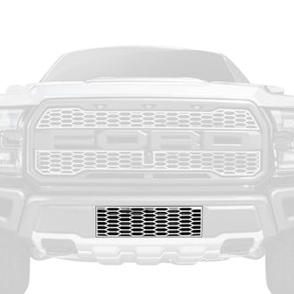 ACC® - 1-Pc Factory Style Polished Honeycomb Grille Center Bumper Grille