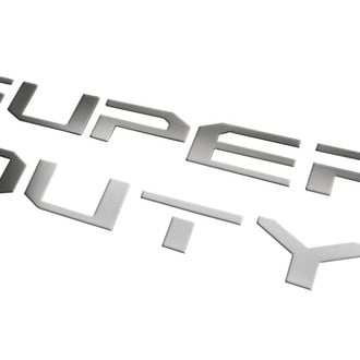 ACC® - "Super Duty" Polished Hood Lettering