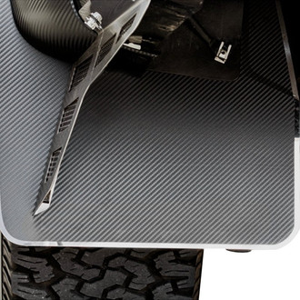 ACC® - Polished Mud Guards with Carbon Fiber Backing
