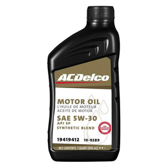 ACDelco® - Professional™ SAE 5W-30 Synthetic Blend Motor Oil, 1 Quart