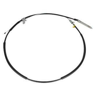 ACDelco® - Genuine GM Parts™ Galvanized Steel, Plastic Rear Driver Side Parking Brake Cable