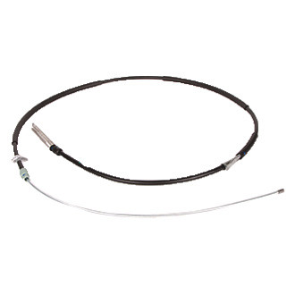 ACDelco® - Genuine GM Parts™ Galvanized Steel, Plastic Rear Driver Side Parking Brake Cable
