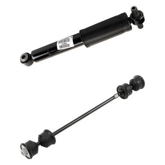 ACDelco® - Genuine GM Parts™ Rear Passenger Side Shock Absorber and Stabilizer Bar Link Kit