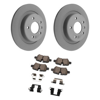 ACDelco® - GM Genuine Parts™ Plain Rear Brake Kit with Semi-Metallic Pads