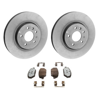 ACDelco® - GM Genuine Parts™ Plain Front Brake Kit with Semi-Metallic Pads