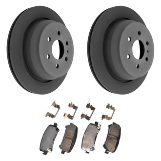 ACDelco® - GM Genuine Parts™ Plain Rear Brake Kit with Semi-Metallic Pads