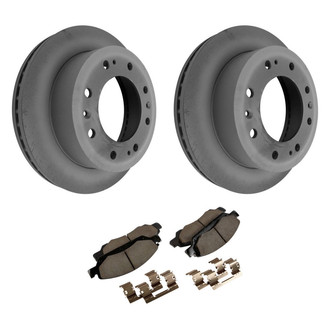 ACDelco® - GM Genuine Parts™ Plain Front Brake Kit with Semi-Metallic Pads