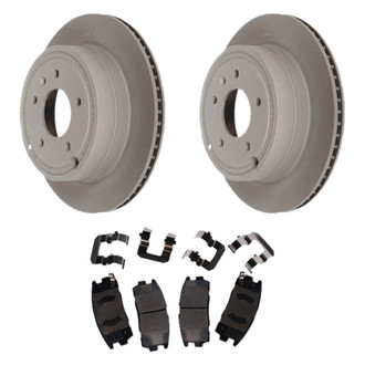 ACDelco® - GM Genuine Parts™ Plain Rear Brake Kit with Semi-Metallic Pads