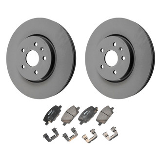 ACDelco® - GM Genuine Parts™ Plain Front Brake Kit with Semi-Metallic Pads