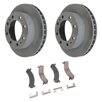 ACDelco® - GM Genuine Parts™ Plain Front Brake Kit with Semi-Metallic Pads