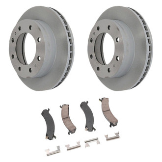 ACDelco® - GM Genuine Parts™ Plain Front Brake Kit with Semi-Metallic Pads
