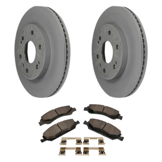 ACDelco® - GM Genuine Parts™ Plain Front Brake Kit with Semi-Metallic Pads