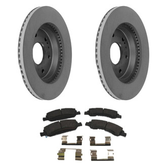 ACDelco® - GM Genuine Parts™ Plain Front Brake Kit with Ceramic Pads