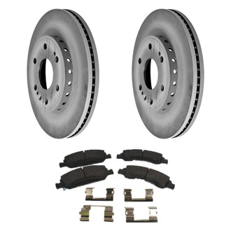 ACDelco® - GM Genuine Parts™ Plain Front Brake Kit with Ceramic Pads