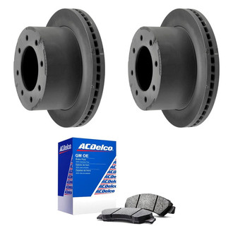 ACDelco® - GM Genuine Parts™ Plain Rear Brake Kit with Ceramic Pads