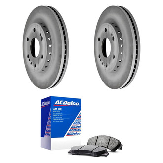 ACDelco® - GM Genuine Parts™ Plain Front Brake Kit with Ceramic Pads