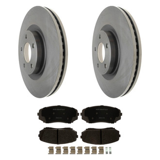 ACDelco® - Silver™ Brake Kit with Ceramic Pads