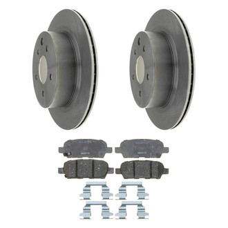 ACDelco® - Silver™ Rear Brake Kit with Ceramic Pads