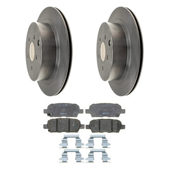 ACDelco® - Silver™ Rear Brake Kit with Ceramic Pads