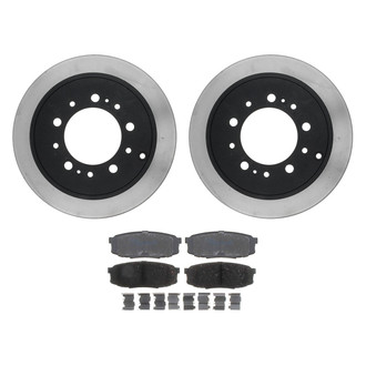 ACDelco® - Silver™ Rear Brake Kit with Ceramic Pads