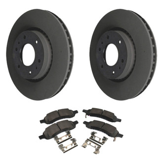 ACDelco® - GM Genuine Parts™ Plain Front Brake Kit with Semi-Metallic Pads