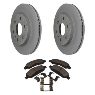 ACDelco® - GM Genuine Parts™ Plain Front Brake Kit with Semi-Metallic Pads