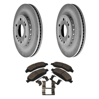 ACDelco® - GM Genuine Parts™ Plain Front Brake Kit with Semi-Metallic Pads