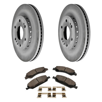 ACDelco® - GM Genuine Parts™ Plain Front Brake Kit with Semi-Metallic Pads