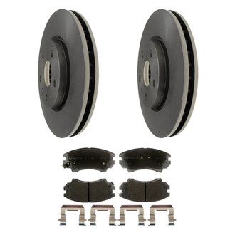 ACDelco® - Silver™ Front Brake Kit with Ceramic Pads