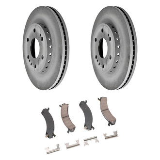 ACDelco® - GM Genuine Parts™ Plain Front Brake Kit with Semi-Metallic Pads
