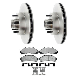 ACDelco® - Silver™ Front Brake Kit with Ceramic Pads