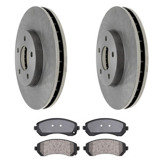 ACDelco® - Silver™ Front Brake Kit with Ceramic Pads