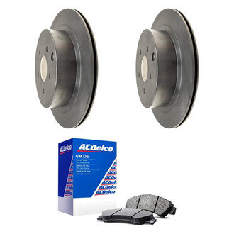ACDelco® - Silver™ Rear Brake Kit with Semi-Metallic Pads