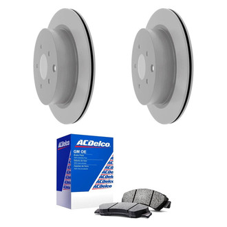 ACDelco® - Silver™ Rear Brake Kit with Semi-Metallic Pads