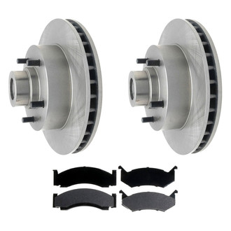 ACDelco® - Silver™ Front Brake Kit with Semi-Metallic Pads