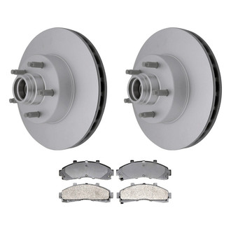 ACDelco® - Silver™ Front Brake Kit with Semi-Metallic Pads