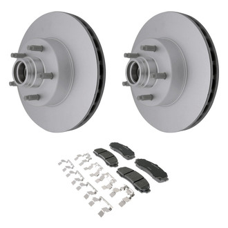 ACDelco® - Silver™ Front Brake Kit with Semi-Metallic Pads