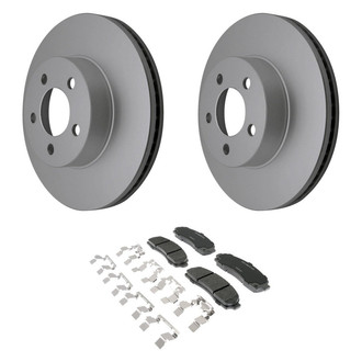 ACDelco® - Silver™ Front Brake Kit with Semi-Metallic Pads